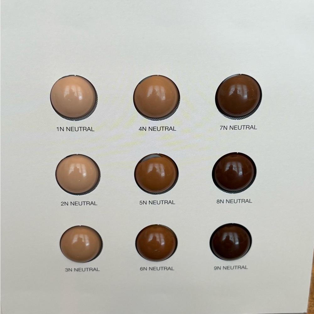 NEW Dior Forever SKIN GLOW FOUNDATION 9-Shade Sampler Card DUO! - Picture 3 of 4